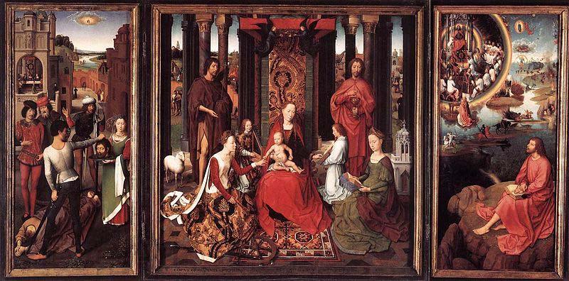 Hans Memling St John Altarpiece Germany oil painting art